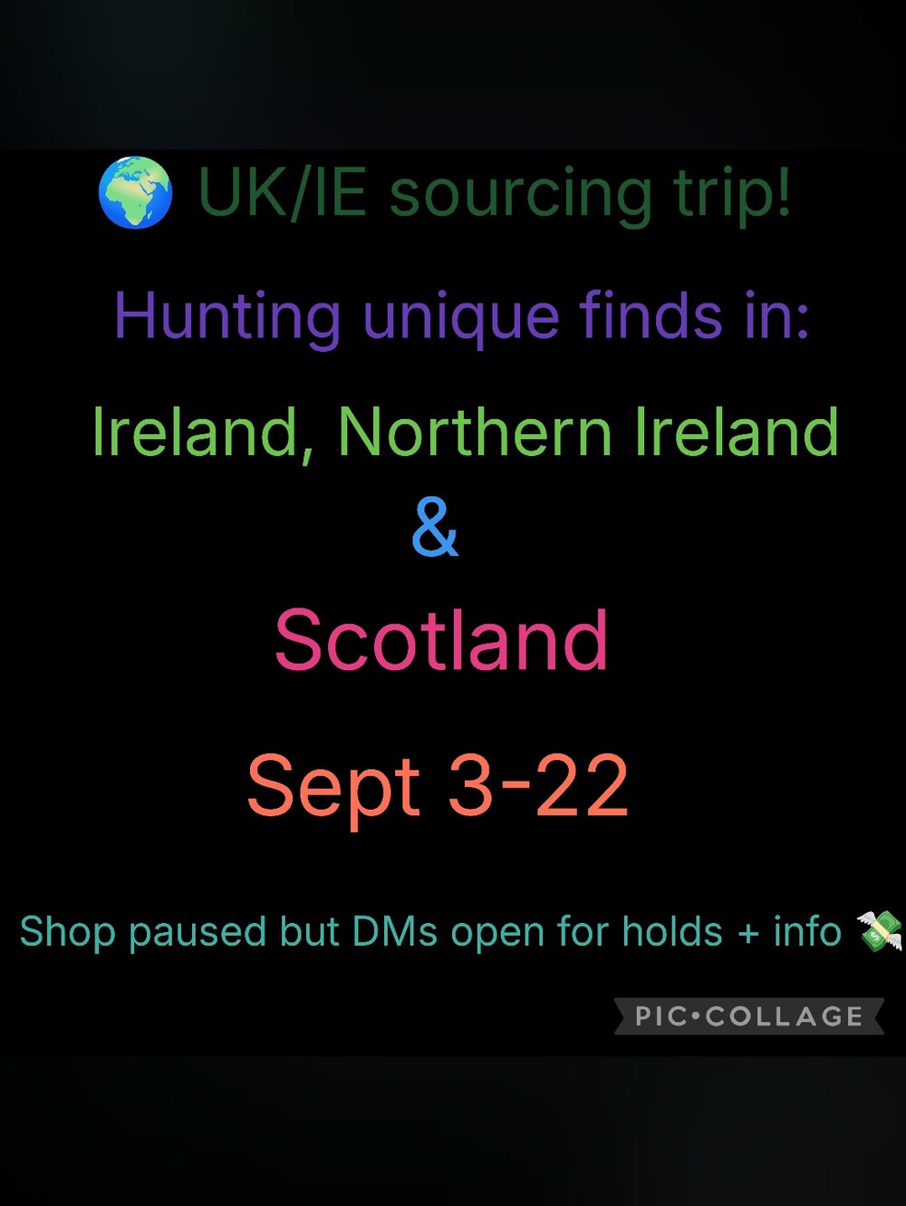 ✈️ SHOP ON PAUSE ✈️ Sept 3 — Sept 22!